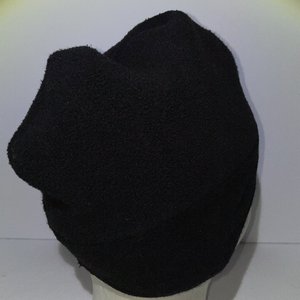 REI Outdoor Research Polartec Windbloc Black Vintage Fleece Ski Cap Size S