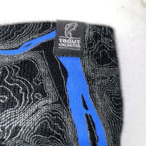 Trout Unlimited Black & Blue Topo Beanie