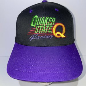 Quaker State Racing Black & Purple Vintage Baseball Cap