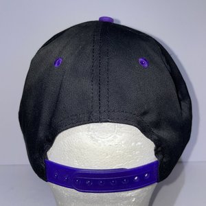 Quaker State Racing Black & Purple Vintage Baseball Cap