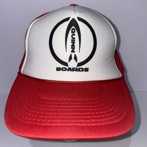 Otto Quinn Boards Red Vintage Trucker Hat