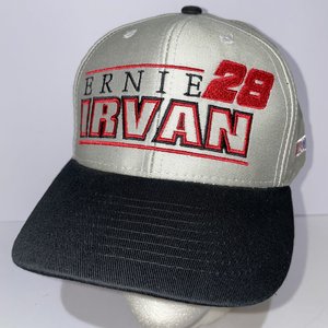Mohr's Ernie Irvan #28 NASCAR Gray Vintage Baseball Cap