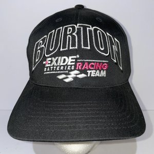 Track Gear Jeff Burton #99 Exide Batteries NASCAR Black Vintage Baseball Cap
