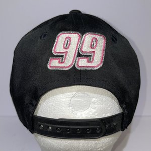 Track Gear Jeff Burton #99 Exide Batteries NASCAR Black Vintage Baseball Cap