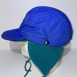 Columbia Bugaboo Fleece Interchange Waterproof Teal Vintage 5 Panel Hat Size L