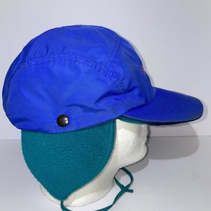 Columbia Bugaboo Fleece Interchange Waterproof Teal Vintage 5 Panel Hat Size L