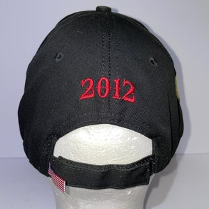 Lineman's Rodeo 2012 Black Baseball Cap Made in USA