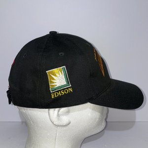 Lineman's Rodeo 2012 Black Baseball Cap Made in USA