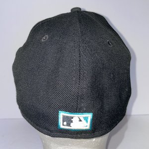 New Era Upside Down Cooperstown Florida Marlins 59Fifty Baseball Cap Size 7 1/4
