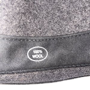 Orvis Gray Wool Lite Felt Fedora Size M Made in USA