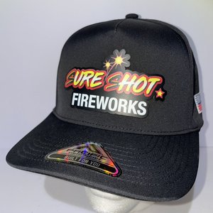 Sure Shot Fireworks Black Baseball Cap